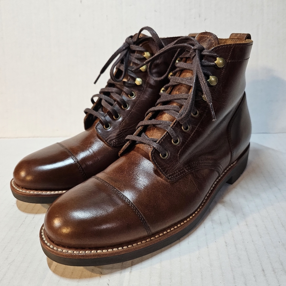 Men's J. Crew cap toe boots